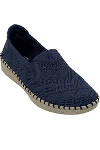 Skechers Vegan Washable Crochet Slip-Ons Sepulveda 2.0 Navy - Picture 1 of 3