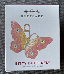 HALLMARK 2021 BITTY BUTTERFLY MINIATURE ORNAMENT - Picture 1 of 4