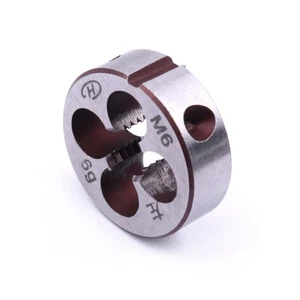 M6 * 1.0 mm Pitch Metric Left hand thread Die HSS Alloy tool steel - Picture 1 of 4