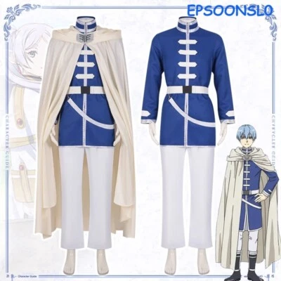 Freeren: Beyond Journey's End Himmel Disfraz Juego de rol Juego completo con capa Foto 1 de 4