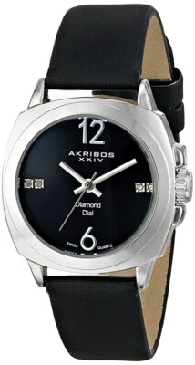 Reloj AKRIBOS XXIV Mujer AK742SSB Negro y Plata 30mm 130187 Foto 1 de 4