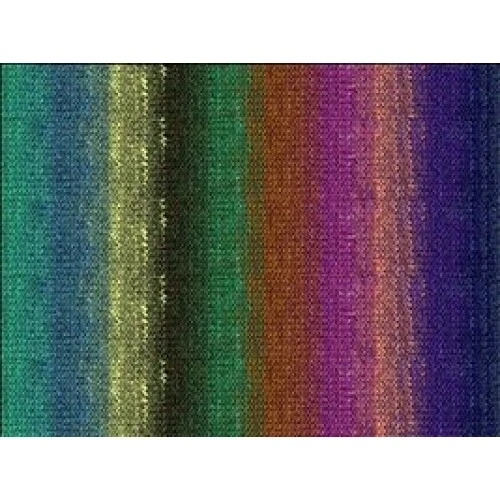 Fio de meia Noro Kureyon-S219 verdes com, roxo, ferrugem - 8 novelos - Imagem 1 de 1