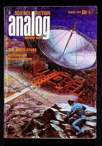 Science Fiction Analog March 1970 The Siren Stars by Richard & Nancy Carrigan - Imagen 1 de 3