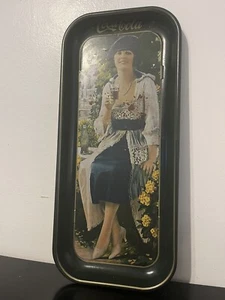 Vintage USA 1973 Coca-Cola Tin Metal Serving Tray Gibson Girl 1921 Advertisement - Picture 1 of 3