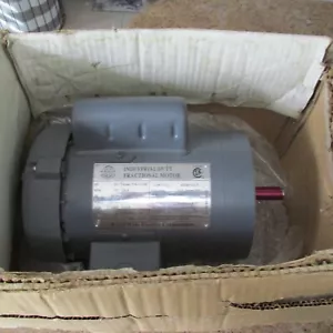 Worldwide AC Motor T34-18-56C, 3/4 HP, 115/230 VAC, 1Ph, 60 Hz, 1725 RPM, 56C - Picture 1 of 5