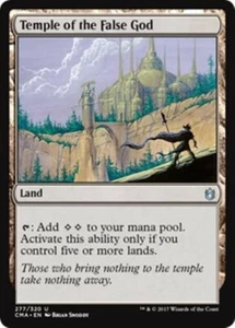 TEMPLE OF THE FALSE GOD NM Commander Anthology MTG Land - Unc - Picture 1 of 1