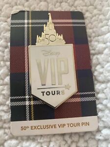 Disney VIP Tour 50th Anniversary Exclusive Edition Walt Disney World Castle Pin