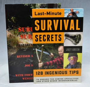 Suburban Survival and Last Minute Survival Secrets Paperbacks (2) CLEAN - Picture 1 of 5