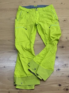 Pantalones de esquí de travesía Mammut Stoney HS para hombre 40 verde neón Gore Tex 1020-12340 - Imagen 1 de 15