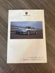 VINTAGE PORSCHE DEALER SALES BROCHURE GT 911 TURBO CARRERA - Bild 1 von 2