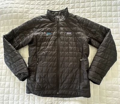Chaqueta PATAGONIA Para Hombre Mediana Negra Nano Puffer Cremallera Completa Exterior Ligera Foto 1 de 4