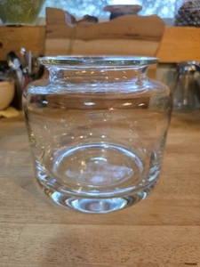 Vintage Krosno Polen schwere Kristall Vase/Schale - Bild 1 von 7