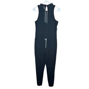Mono GymShark Solace Negro Talla M Elástico Corbata Cintura Atletismo Ropa de Salón - Imagen 1 de 8