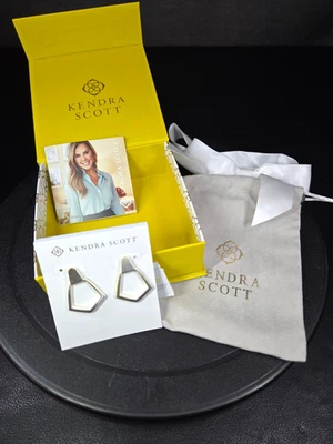ВАУ Kendra Scott Paxton капли серьги в серебро на карте в коробке! - Изображение 1 из 4