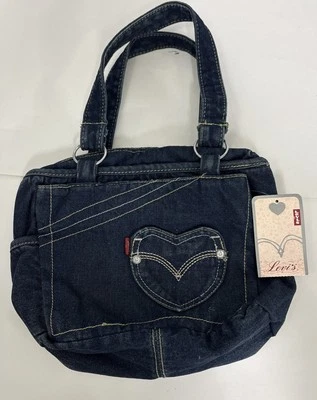 Винтажная джинсовая сумка Levi's Y2K 90-х с бирками 10x11x4 дюйма - Изображение 1 из 4