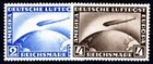 DR 1928 423-424 * MARKWERTE ZEPPELIN SATZ (08149
