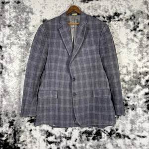 Brooks Brothers 346 100% Linen Blazer Mens Size 43 Regular Summer Office Career - Picture 1 of 15