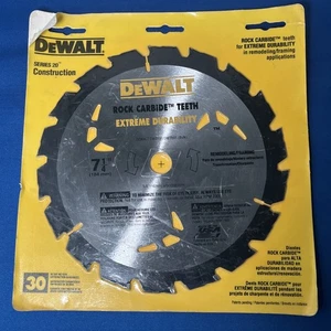 Hojas de sierra circulares de corte de clavos de carburo DEWALT DW3191 7-1/4" 18T nuevas, selladas - Imagen 1 de 2
