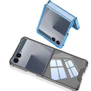 Shockproof Case For Samsung Galaxy Z Flip7 Ultra Slim Transparent Clear - Foto 1 di 14
