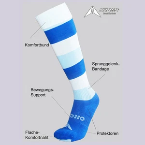 Fußball Socken von ATTONO Stutzen Fußballstrümpfe Strumpfstutzen Größen 30-47 - Bild 1 von 1