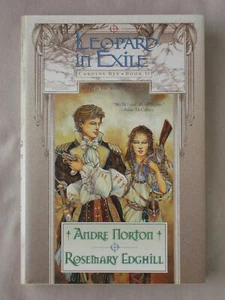 1st Ed LEOPARD IN EXILE Andre Norton Rosemary Edghill HC/DJ CAROLUS REX BOOK 2 - Picture 1 of 3