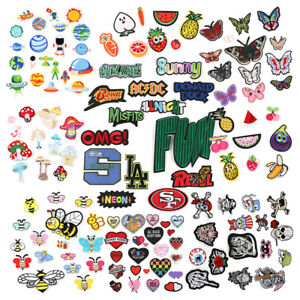 Iron on Patches for DIY Clothing Repair Embroidered Patch for Dress Hat Jeans