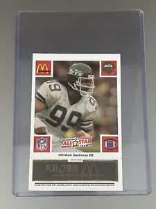1986 McDonald's All-Star Team Unscratched Mark Gastineau New York Jets #99 - Picture 1 of 2
