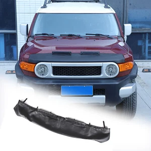 Front Leather Hood Cover Protector Bra Trim For Toyota FJ Cruiser 2007-21 - Picture 1 of 20