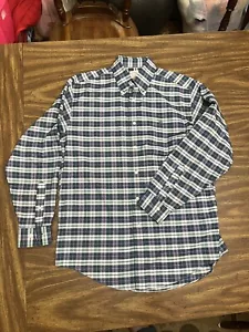 Brooks Brothers Dress Shirt M Excellent Condition Button Down Check MADISON - Picture 1 of 8