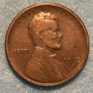 1910 S Lincoln Cent G/VG X-243 - Picture 1 of 3