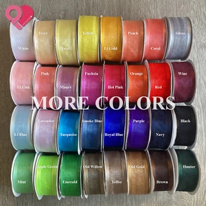 1.5" Satin Edge Organza Sheer Ribbon Metallic Zebra Print Gift Trim 38mm 1-25yd - Picture 1 of 17