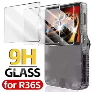 2 Stück Hartglas Folie Abdeckung Schutz Displayschutzfolie für R36S Spielkonsole R36s - Bild 1 von 7
