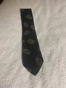 KETCH Paisley Neck Tie Black/purple/Taupe 59 Inches - Picture 1 of 6