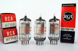 ONE 6FM8 RCA NOS Tubo Tubo Valvola Lámpara TSF Valve Valvula ೵ഀ 真空管 电子管 - Imagen 1 de 2