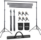 Backdrop Stand, 10Ft Adjustable Photo Backdrop Stand for Parties, Heavy Duty Bac