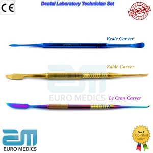 Dental Laboratory Professional Zahle Beale Lecron Wax And Modeling Carvers Tools - Picture 1 of 4