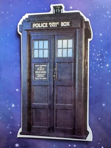 8th Doctor Who TARDIS Mini Standee Eighth Dr Slow Dazzle 1990s Retro Vintage - Picture 1 of 5