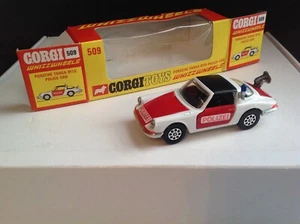 Vintage Corgi 509, WhizzWheels Porsche 911S Police Car, VNM, boxed - Picture 1 of 6