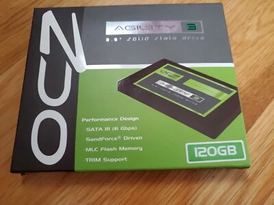 OCZ Agility 3 Series 120GB MLC SATAIII 6Gbps 2.5" SSD AGT3-25SAT3-120G NEW - Image 1 of 4