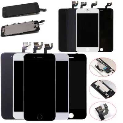 For iPhone 6 6s 7 8 Plus LCD Display Full Assembly Touch LCD Screen Replacement - Image 1 of 4
