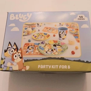Bluey Geburtstag Party Set für 8 - Bild 1 von 3