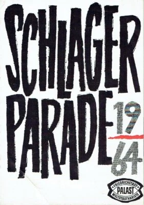Friedrichstadtpalast Berlin Programmheft 1964 Schlagerparade Billy Sanders Krug - Bild 1 von 2