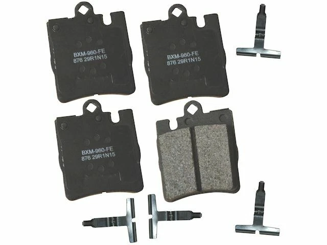 Juego de pastillas de freno traseras Bendix 76253BD para Mercedes E420 1997 Foto 1 de 2