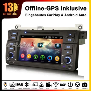 64GB Android 13 8-Kern Autoradio BMW 3er E46 Rover 75 MG ZT CarPlay RDS DSP Navi - Bild 1 von 16