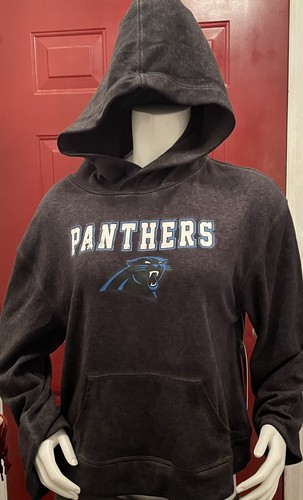 VETEMENTS Carolina Panthers Pullover con cappuccio teen taglia L (11 13) prezzo al pubblico consigliato $39 99