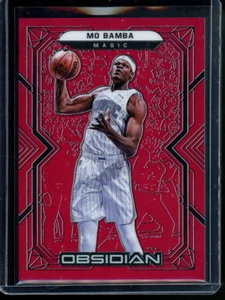 2021-22 Obsidian Electric Etch Red Flood Refractor Mo Bamba #45 FREE Shipping - Picture 1 of 2