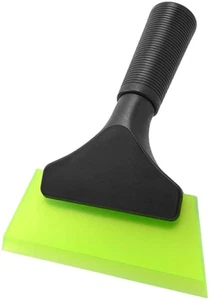 FOSHIO Small Squeegee with 5 Inch Green Rubber Blade Mini Wiper Window Tinting T - Picture 1 of 12