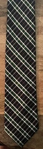 JOS A. BANK MEN’S EXECUTIVE GREEN, WHITE, & NAVY 100% SILK TIE/PRE-OWNED/VARIOUS - Picture 1 of 2