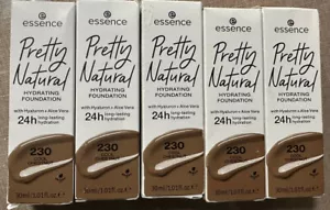 Essence Pretty Natural Hydrating Foundation 230 Cool Chestnut 30ml (5-pack) - Picture 1 of 1