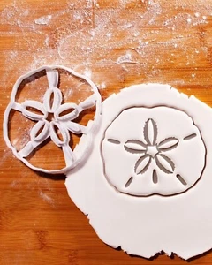 Mega Large Sand Dollar cookie cutter - nautical shell beach party ocean mermaid - Picture 1 of 7